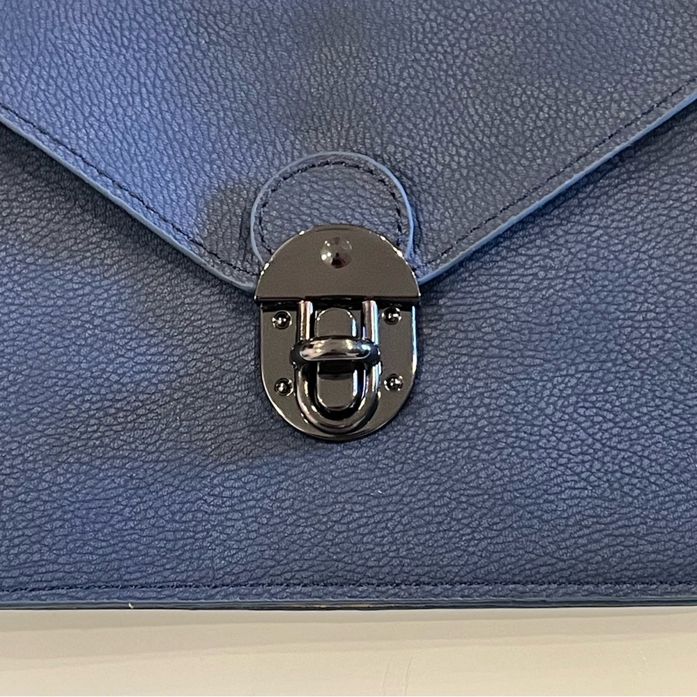 Small Blue Crossbody / Clutch Bag Purse - Picture 4 of 8